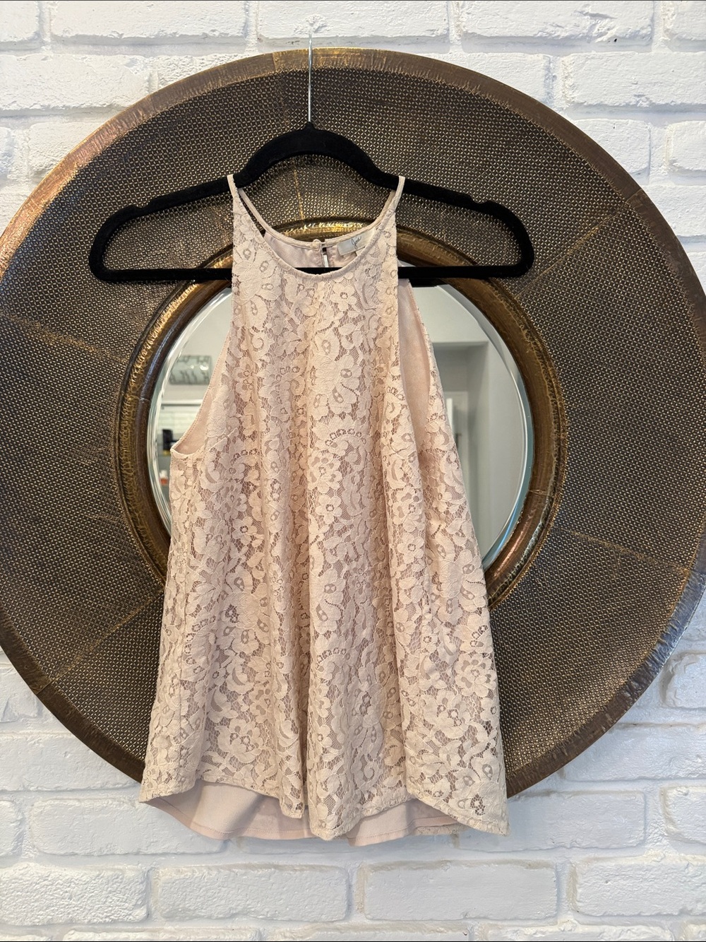Joie Blush Lace Camisole Top